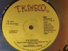 UNIVERSAL LOVE - moon ride / it's you girl - T.K. Disco VG++