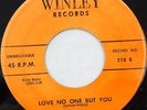 THE JESTERS 45 Love No One But You / So Strange WINLEY 1957 Doo Wop #D423