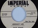 R&B Soul 45 FAYE ADAMS Johnny Lee IMPERIAL HEAR