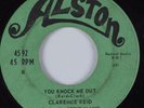 Crossover Soul 45 CLARENCE REID You Know Me Out ALSTON HEAR