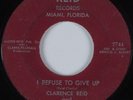 Northern Soul 45 CLARENCE REID & THE DELMIRAS I Refuse to Give Up REID HEAR