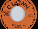 Northern Soul 45 SONNY TIL I Gave It All Up CLOWN HEAR NM