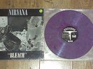 Nirvana - Bleach Sub Pop Marbled Purple Vinyl LP,Mint Copy