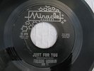FREDDIE GORMAN JUST FOR YOU/THE DAY WILL COME MIRACLE 11 (VG+) Nice Copy soul 45