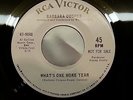 barbara cooper,,whats one more tear,,rca white demo,,mint- with company sleeve