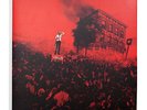 Shaun Of The Dead MONDO Variant Version B Red Strawberry Swirl Vinyl LP Jock