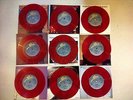 MICHAEL JACKSON 9 Singles Pack RED VINYL 7