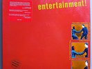 GANG OF FOUR ENTERTAINMENT RARE ORIG '79 WARNER PROMO LP w/STICKER RADICAL PUNK