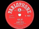  1960 UK #1 ADAM FAITH 78  POOR ME / THE REASON PARLOPHONE R4623 EX/EX+