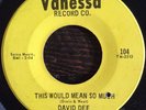 David Dee Get Up And Move This Would Mean So Much Vanessa Funk Deep Soul 45