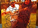 Jonathan Meese handbemalte LP Die Ahabs - Die Ballade von Jonathan und Tim