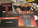 6 VERY RARE 2PAC AKA TUPAC 12' MAXI SINGLES FROM THE 1990S, CALIFORNIA LOVE...