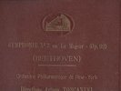 Album 78 Tours BEETHOVEN Symphonie N°7 en la majeur Arturo Toscanini (1936)