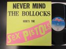 THE SEX PISTOLS never mind the bollocks UK 1st PRESS ORIGINAL LP blank back NM