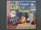 WALT DISNEY LADY AND THE TRAMP 1955 RARE 10” VINYL LP DECCA 5557 Peggy Lee