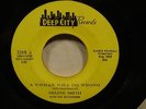 Helene Smith A Woman Will Do Wrong/Like A Baby RARE Northern Soul 45 Single VG+