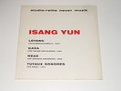 ISANG YUN - LP - WERGO - Studio-Reihe Neuer Musik - Loyang - Gasa - Reak
