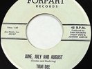 Toni Dee FEMALE ROCKABILLY 45 June July and August on Forpart Label HEAR IT #CC7