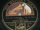 78 HIS MASTER'S VOICE Tod Und Verklarung ALBERT COATES Symphony Orchestra SET
