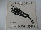 Original UK Fontana ESP LP Albert Ayler Trio - Spiritual Unity 1964 EX+