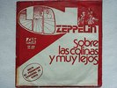 LED ZEPPELIN Over The Hills And Far Away rare Spanish PROMO 7