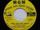 DANNY DAVIS BYRON LEE NIGHT TRAIN FROM JAMAICA MGM Ska Soul 45 HEAR