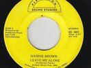 Funk/Deep Soul 45 - Nadine Brown - Leave Me Alone - Perfection - mp3 - rare