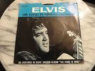 45 RPM RCA Victor Picture 74-0130 Sleeve Elvis Presley How Great Thou Art Orange