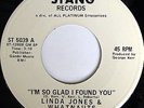 LINDA JONES & WHATNAUTS: I'm So Glad I Found You / Same 45 (dj) rare Soul