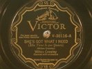 Wilton Crawley and Orchestra (Jelly Roll Morton), Victor 38116, E- / V+