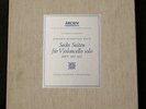 BACH SIX SUITE CELLO PIERRE FOURNIER BOX SET 3 LP  FIRST ED1 ARCHIV