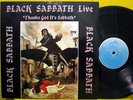 BLACK SABBATH w/ IAN GILLAN Thanks God It's Sabbath RARE 1983 LP LIVE RECORDING