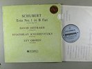 Schubert Trio No 1 B fl David Oistrakh Knushevitzky Lev Oborin Columbia SAX 2281