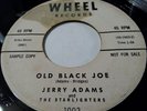 RARE ROCKABILLY PROMO 45 JERRY ADAMS & STARLIGHTERS OLD BLACK JOE WHEEL 1003