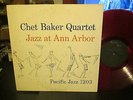 Chet Baker Quartet Jazz at Ann Arbor RED VINYL WORLD PACIFIC DEEP GROOVE PJ-1203