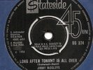 JIMMY RADCLIFFE LONG AFTER TONIGHT IS ALL OVER STATESIDE NORTHERN 45 SS 374 EX+