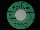 Jim Myers+Gems 45 PRETTY BABY ROCK w.Tex Regan / J+D HOP inst. Fortune VG to VG+