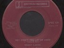 HOAGY LANDS Why Didn't You Let Me Know NORTHERN SOUL 45 Spectrum LISTEN