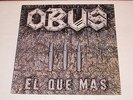 OBUS/ LP EL QUE MAS SPANISH HEAVY METAL ORIGINAL ISSUE PANZER BARON ROJO TRITON