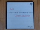 Philips 3lp Bach violin sonatas and partitas Grumiaux on original mono lp's
