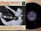 Johanna Martzy / Jean Antonietti   Beethoven Sonatas   Coup d Archet 003   MONO