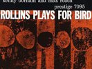 PRESTIGE | Sonny Rollins - Rollins Plays For Bird 200g LP