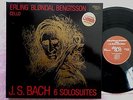 DANACORD Stereo, 3 LP, BACH: Suites for solo Cello, BLØNDAL BENGTSSON, NM