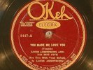 Louis Armstrong and His Hot Five, Okeh 8447, E / EE-