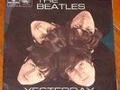 THE BEATLES   YESTERDAY   4-TRACK Y&B PARLOPHONE EP 1965 1ST PRESS   NEAR MINT