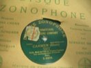 X83078 /X83079 RARE ZONOPHONE CARMEN BIZET 78 RPM HABANERA MARIE DE L'ISLE .