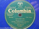 VINTAGE 1932 RUSSIAN 78   BLUE WAX COLUMBIA   FOLK MUSIC   RARE
