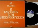 * 10 LP - ERATO - FRITZ WERNER - BACH - 17 CANTATAS *??