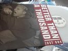 BETTER THAN A THOUSAND - JUST ONE LP revelation CLEAR VINYL youth of today