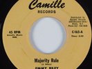 Reggae 45 JIMMY RILEY Majority Rule CAMILLE HEAR